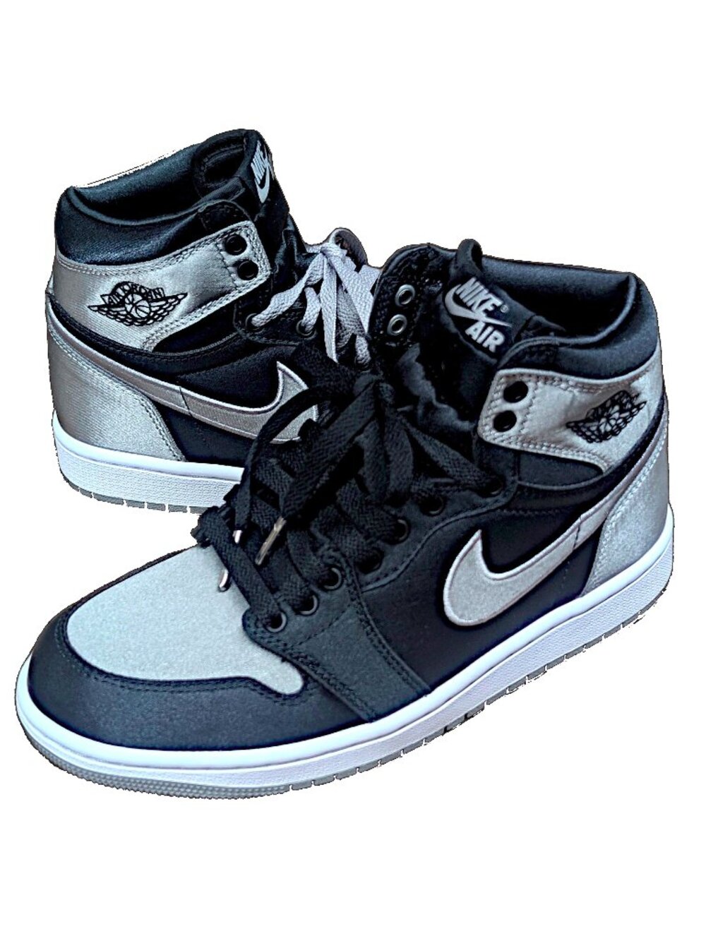 Womens Air Jordan 1 Retro High OG 'Satin Shadow' Real Steal Size 7.5